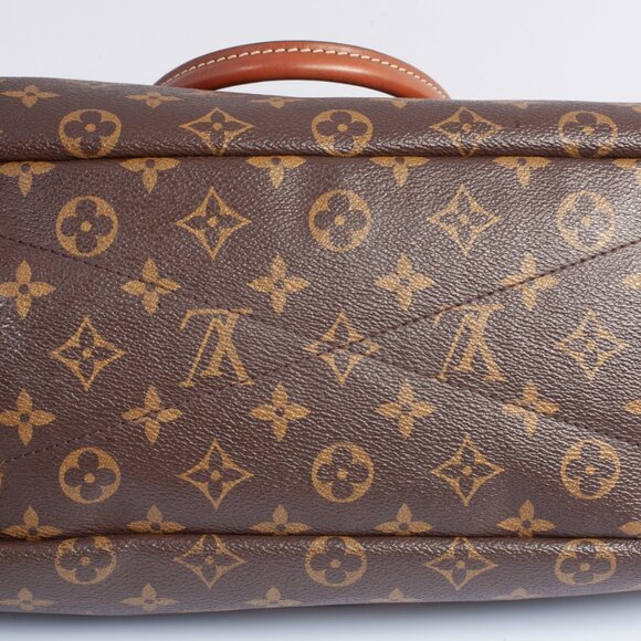 Authentic Black Louis Vuitton Monogram Canvas Pallas Tote Bag - Picture 4 of 15